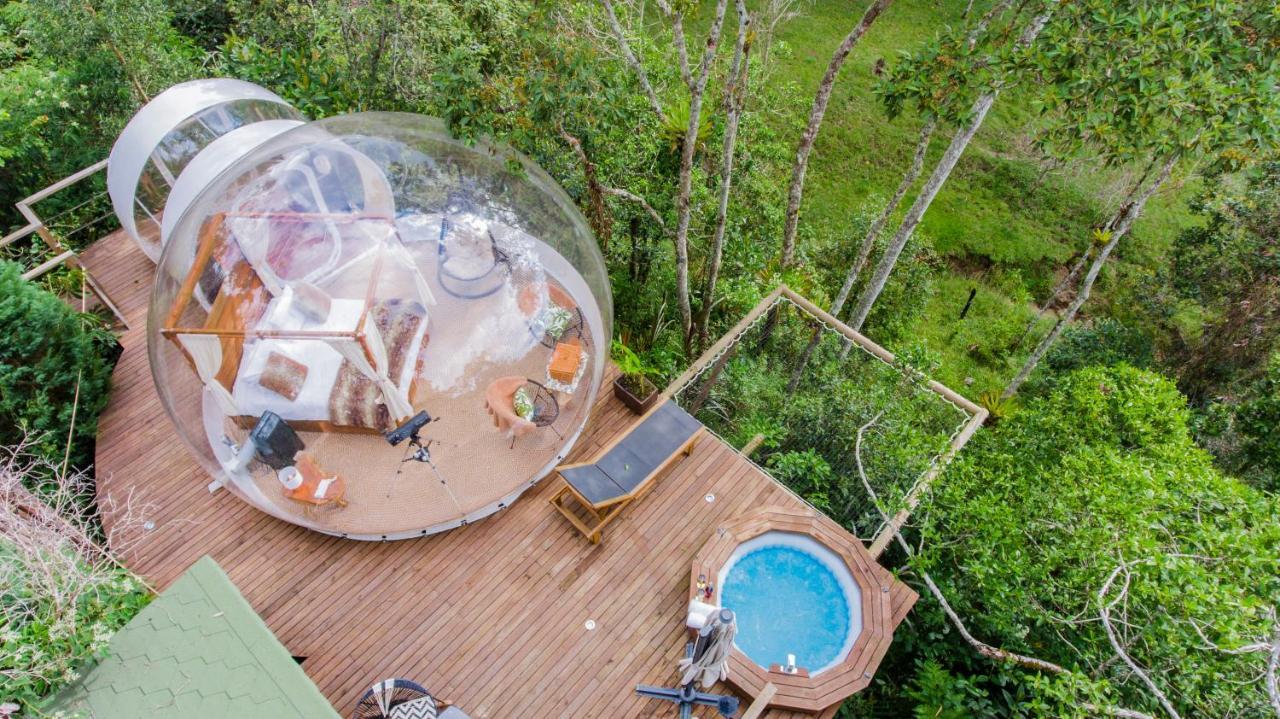 Bubblesky Glamping Guatape Hotel ภายนอก รูปภาพ