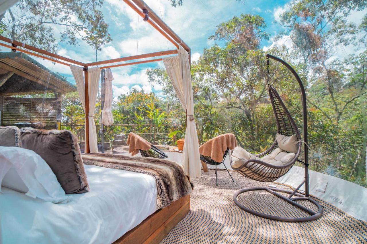 Bubblesky Glamping Guatape Hotel ภายนอก รูปภาพ