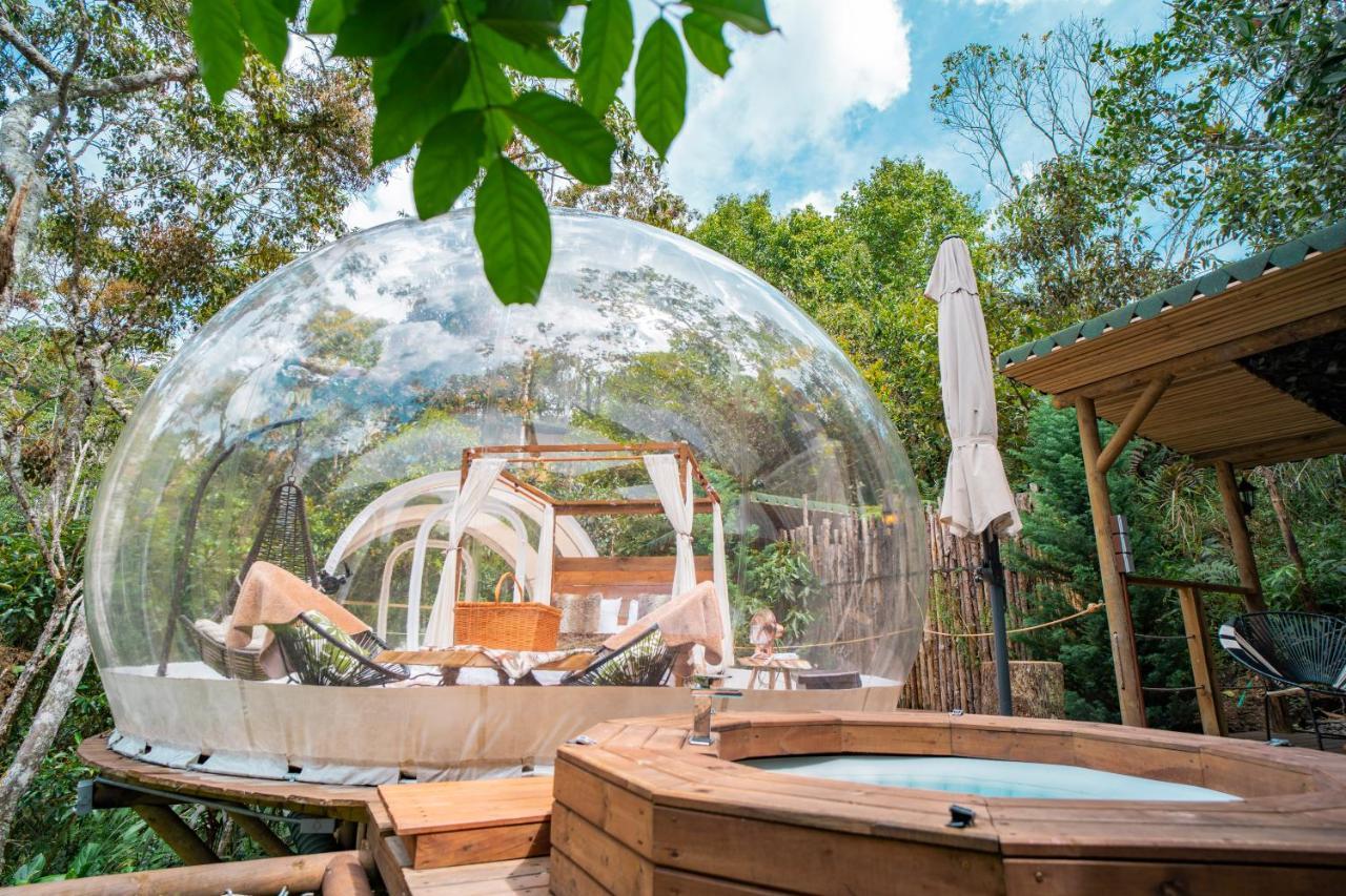 Bubblesky Glamping Guatape Hotel ภายนอก รูปภาพ