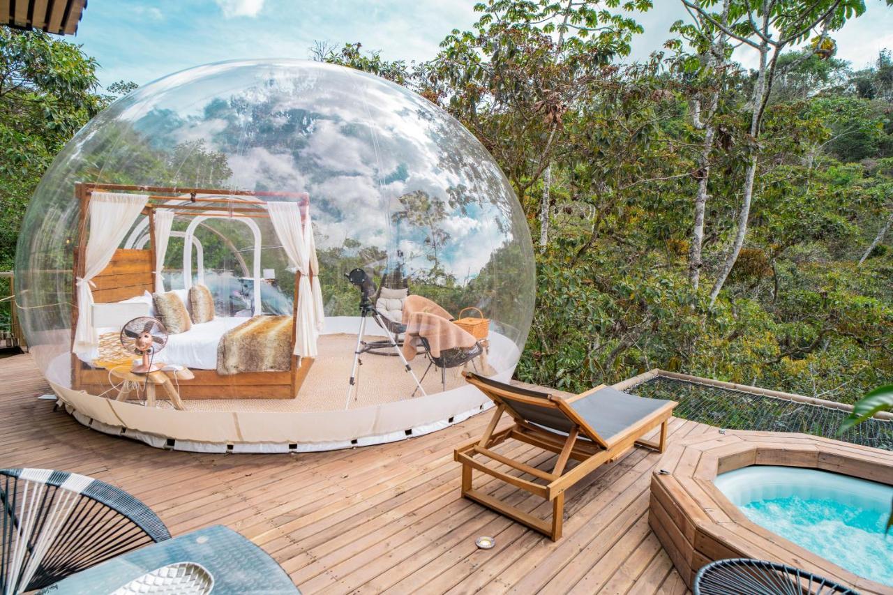 Bubblesky Glamping Guatape Hotel ภายนอก รูปภาพ