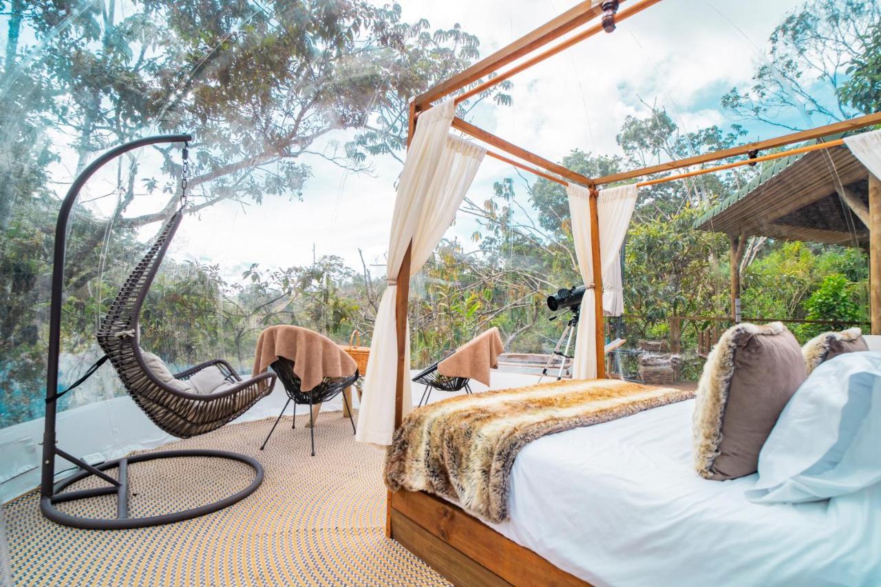 Bubblesky Glamping Guatape Hotel ภายนอก รูปภาพ