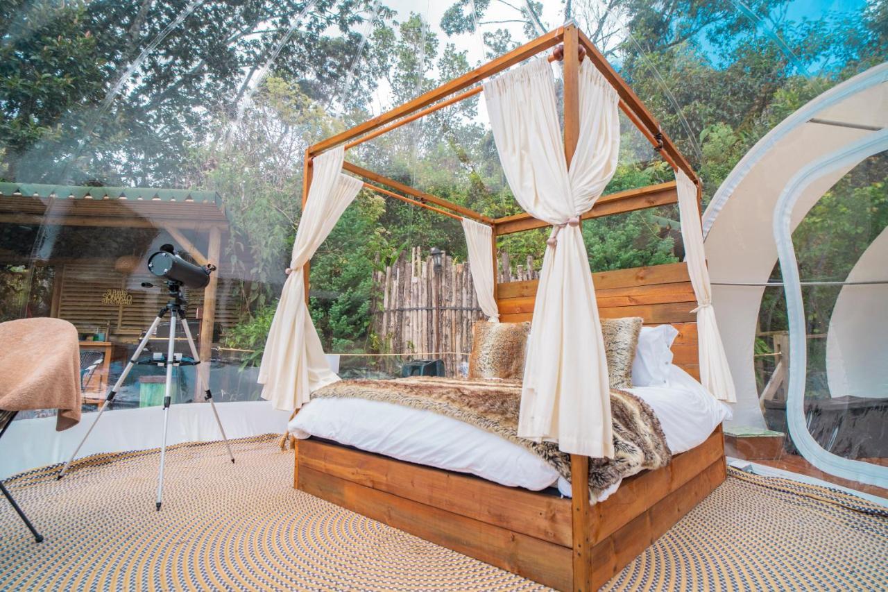 Bubblesky Glamping Guatape Hotel ภายนอก รูปภาพ